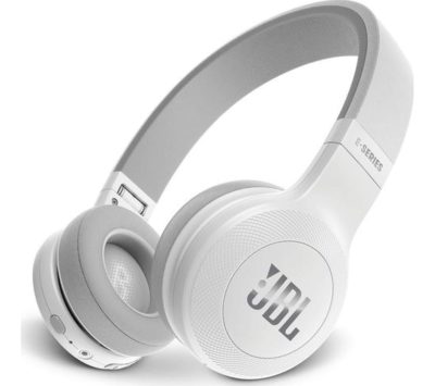 JBL E45BT Wireless Bluetooth Headphones - White JBL E45BT Wireless Bluetooth Headphones - White